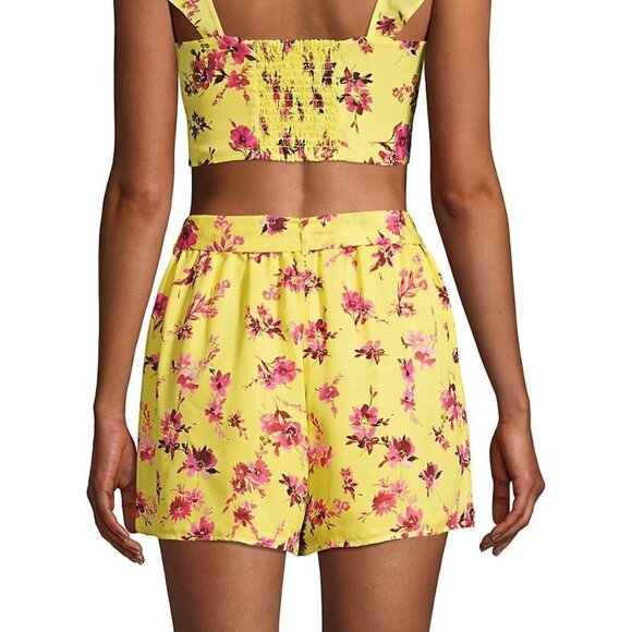CAMI NYC the Claudia Georgette Shorts in Hibiscus Floral size S NWT - Picture 2 of 8